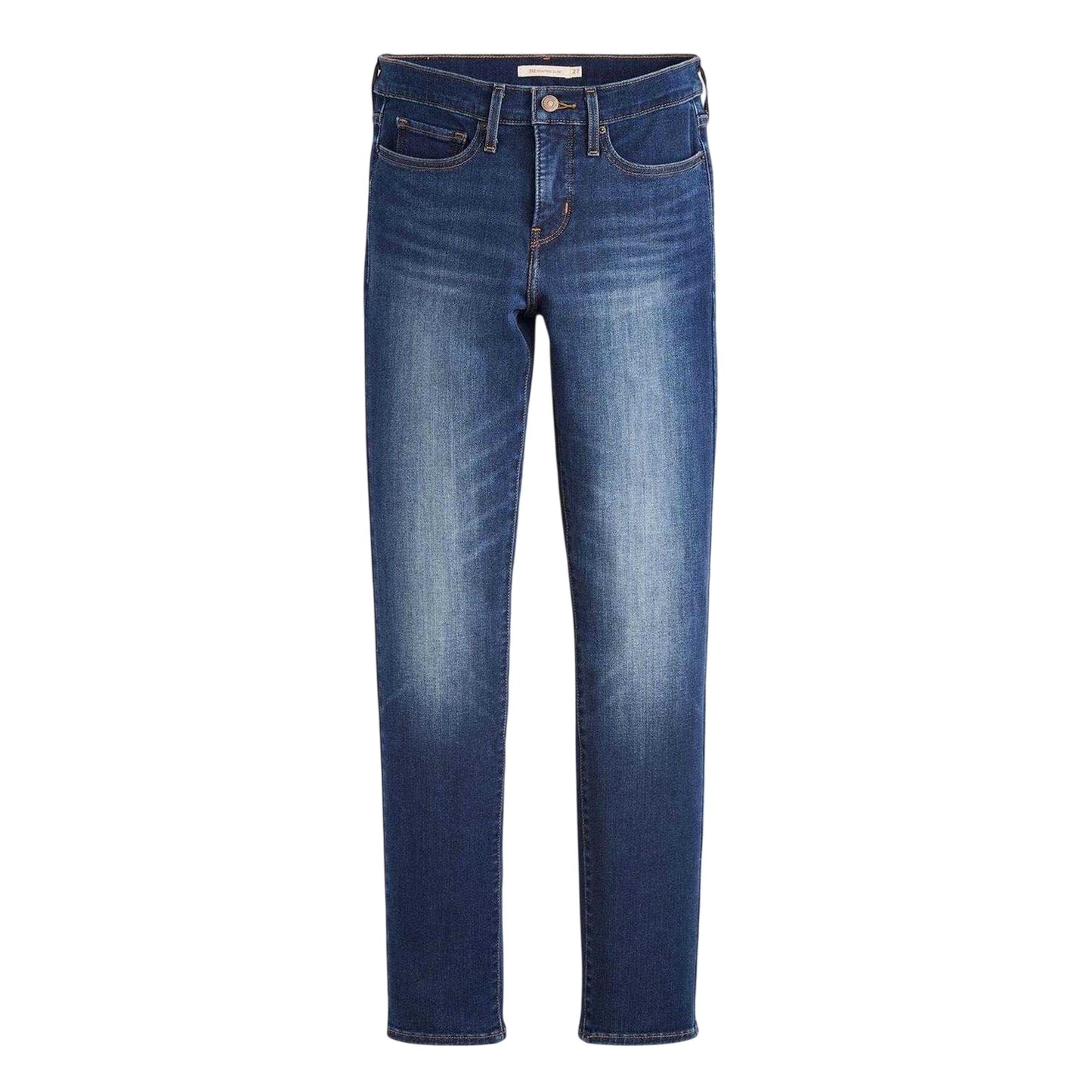 Blue - Front - Levis Womens-Ladies 312 Shaping Jeans