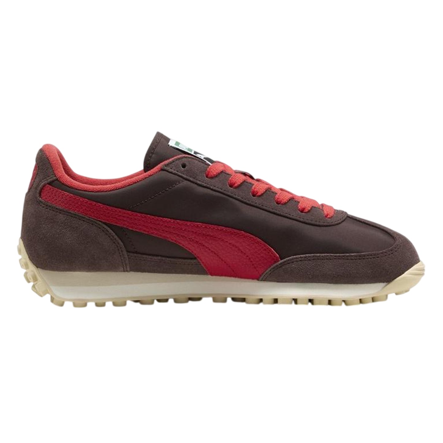 Chocolate-Apple - Front - Puma Mens Easy Rider Vintage Leather Low Trainers