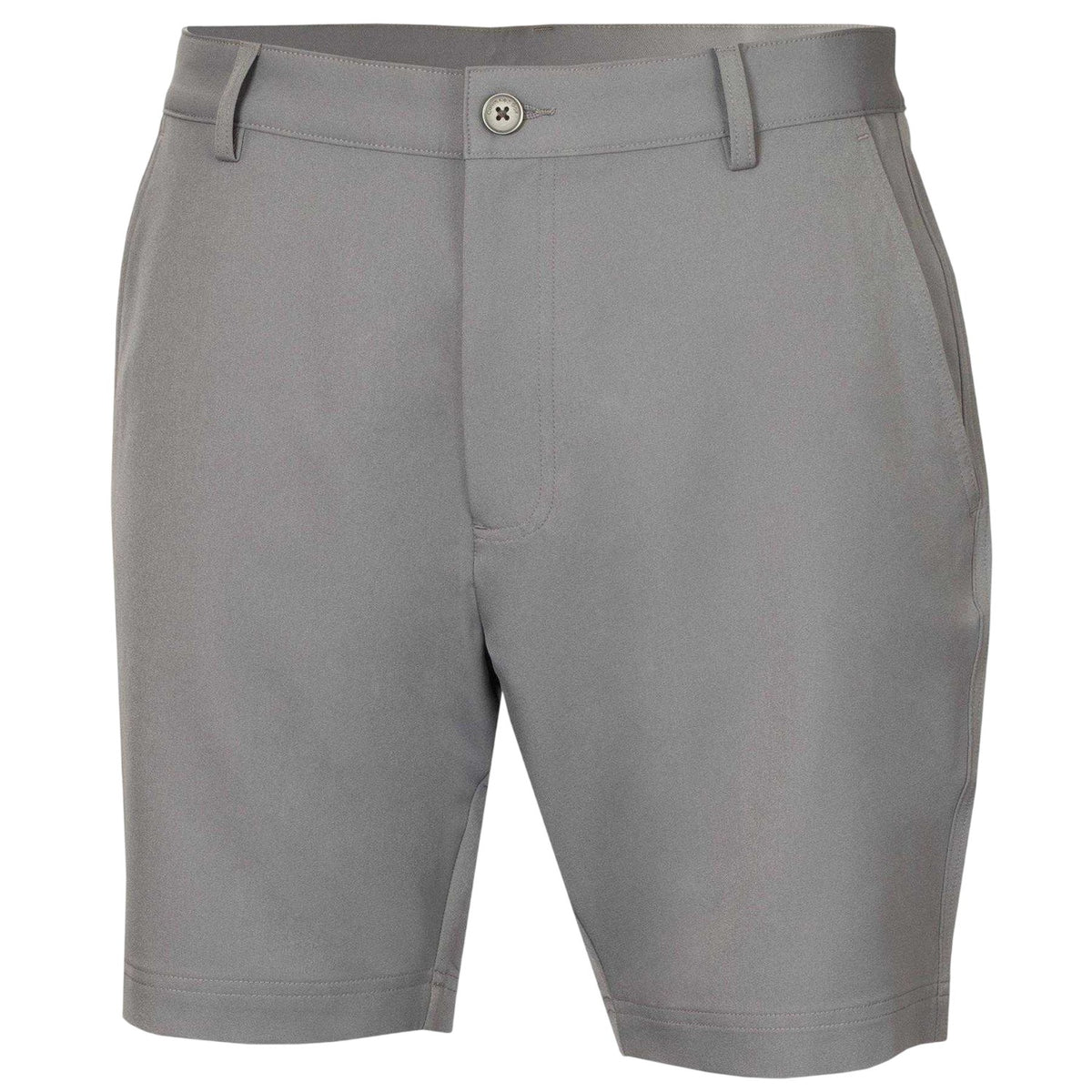 Silver - Front - Calvin Klein Mens Tech Golf Shorts