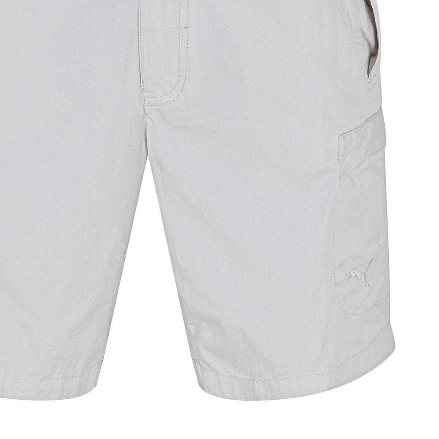 White - Side - Puma Mens Para Cargo Shorts