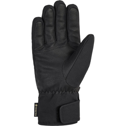 Black - Back - Ziener Womens-Ladies GORE-TEX Quilted Ski Gloves
