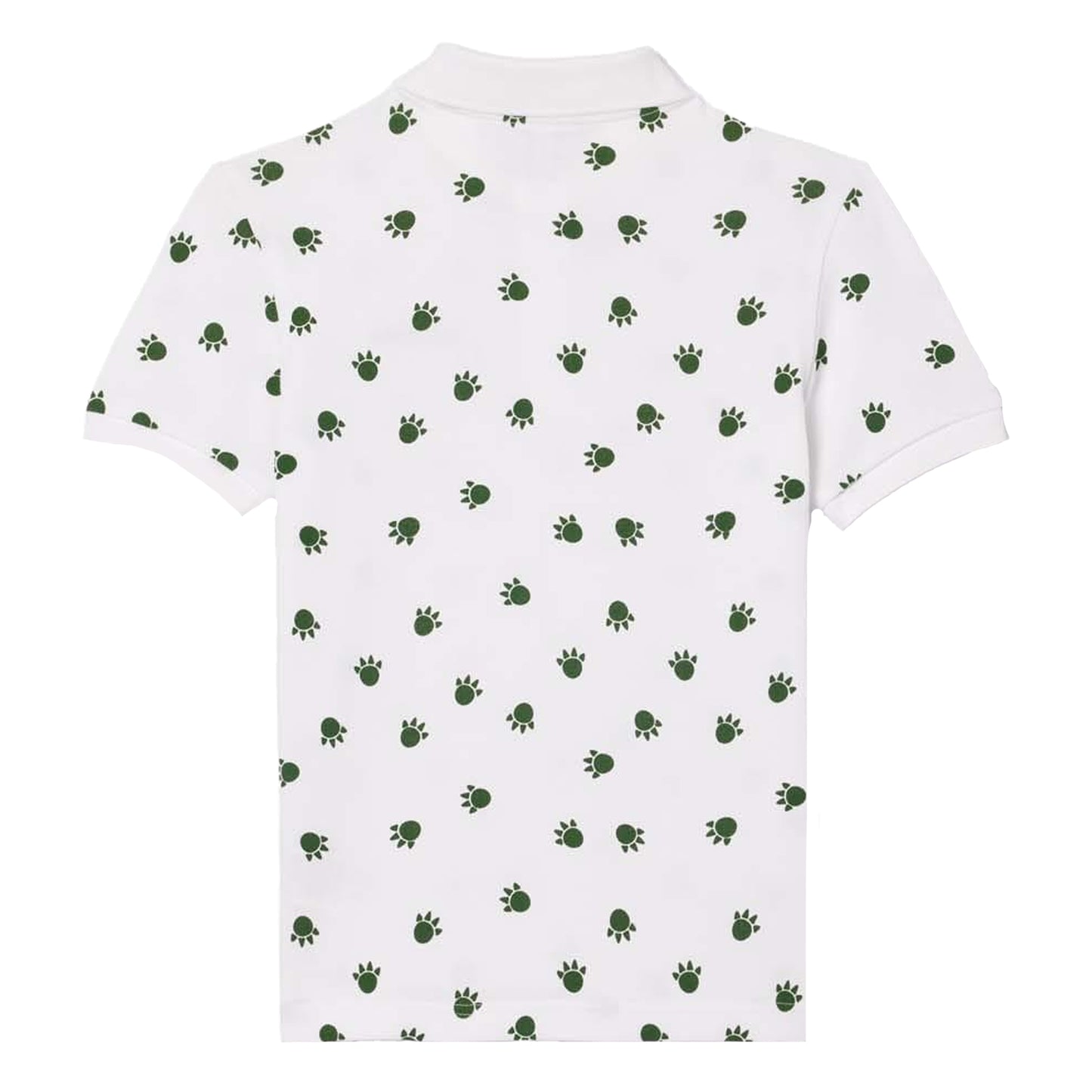 White - Back - Lacoste Childrens-Kids Pique Polo Shirt
