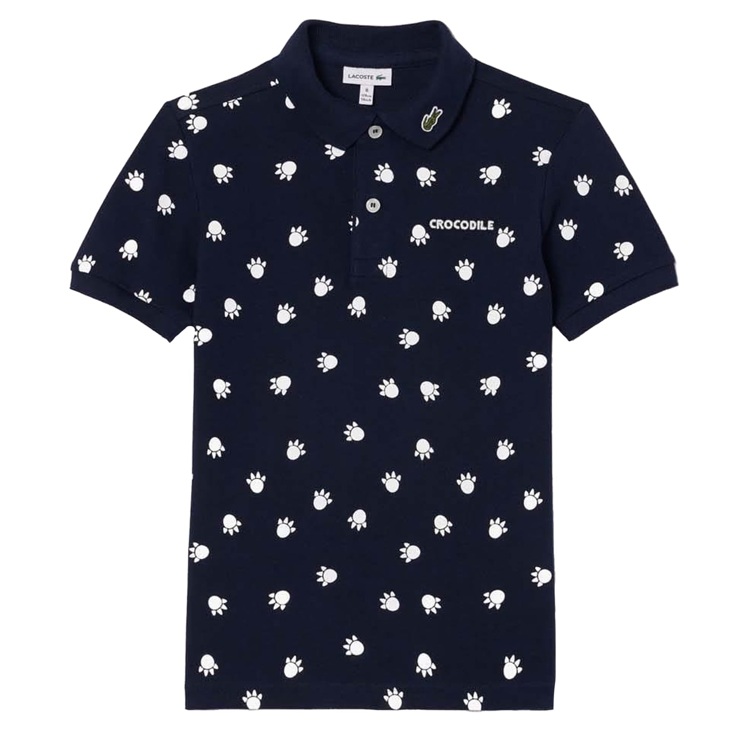 Blue - Front - Lacoste Childrens-Kids Pique Polo Shirt