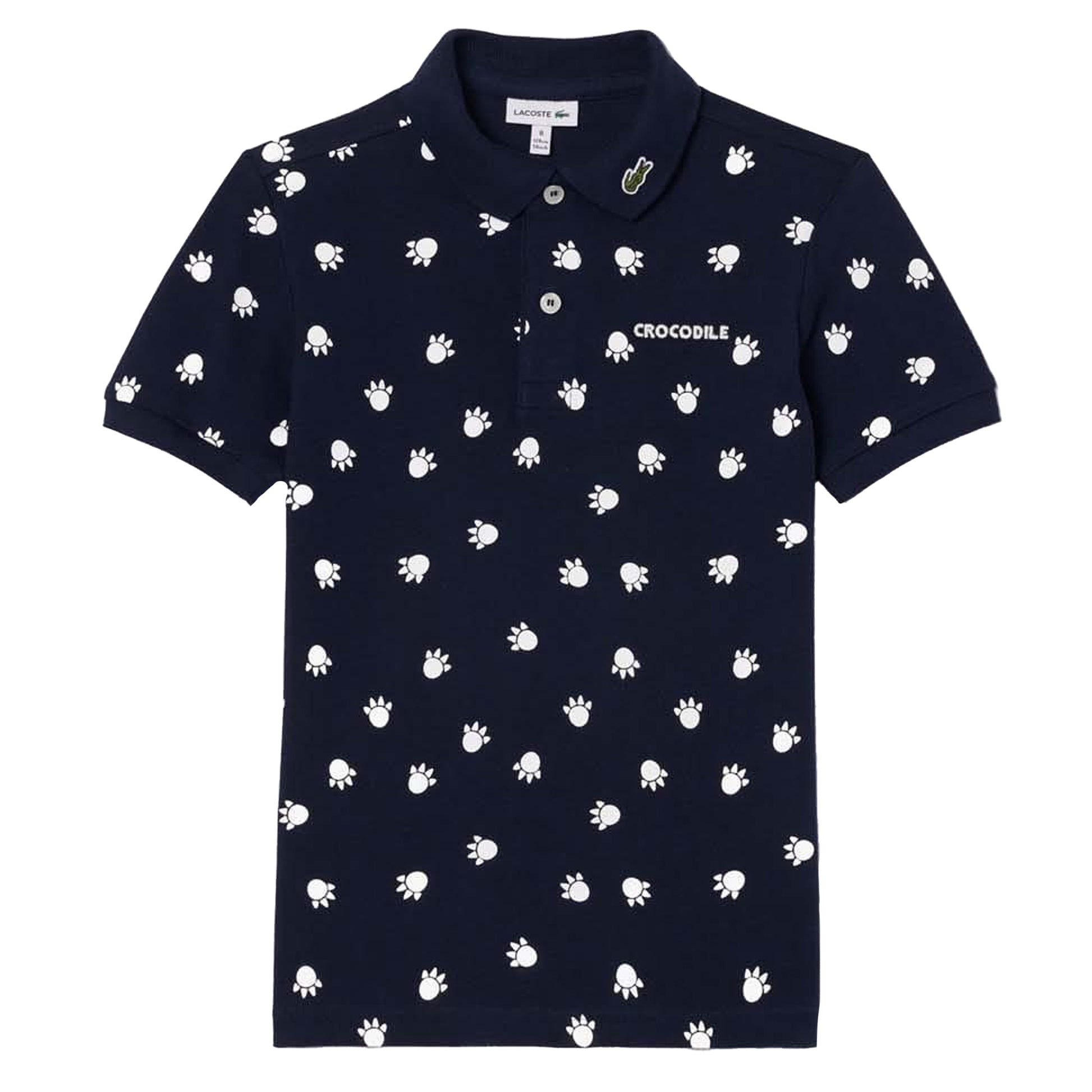 Blue - Front - Lacoste Childrens-Kids Pique Polo Shirt