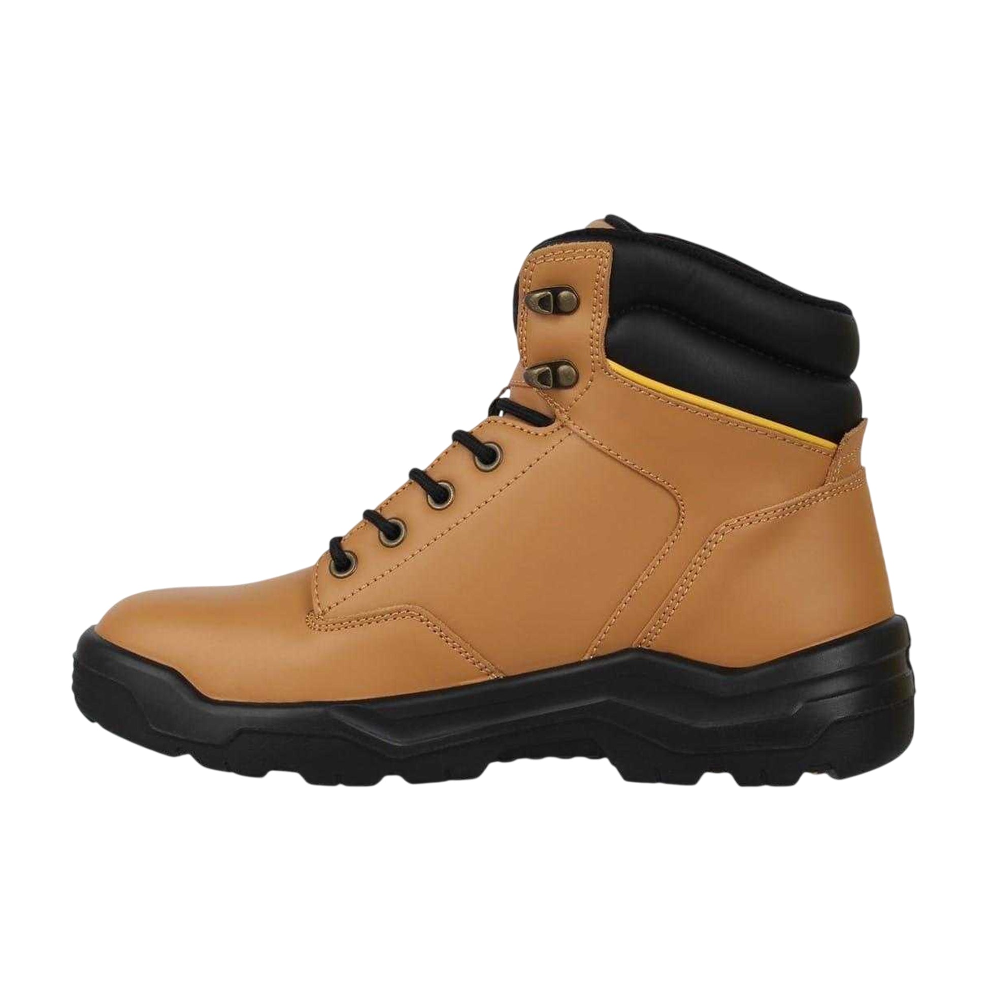 Honey - Side - Dunlop Unisex Adult Dakota Leather Safety Boots