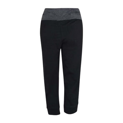Black - Back - Umbro Womens-Ladies Logo Yoga Pants