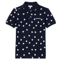 Blue - Front - Lacoste Childrens-Kids Pique Polo Shirt