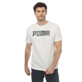 White - Front - Puma Mens Sportstyle Logo T-Shirt