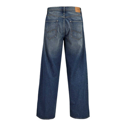 Blue Denim - Back - Jack And Jones Mens 080 Denim Tapered Jeans