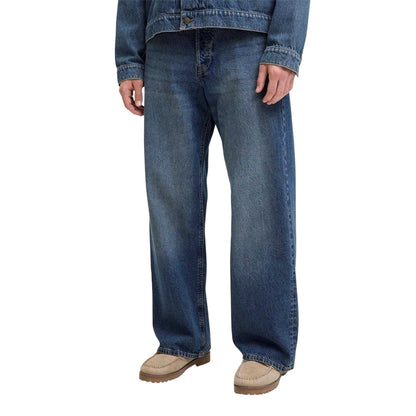 Blue Denim - Lifestyle - Jack And Jones Mens 080 Denim Tapered Jeans