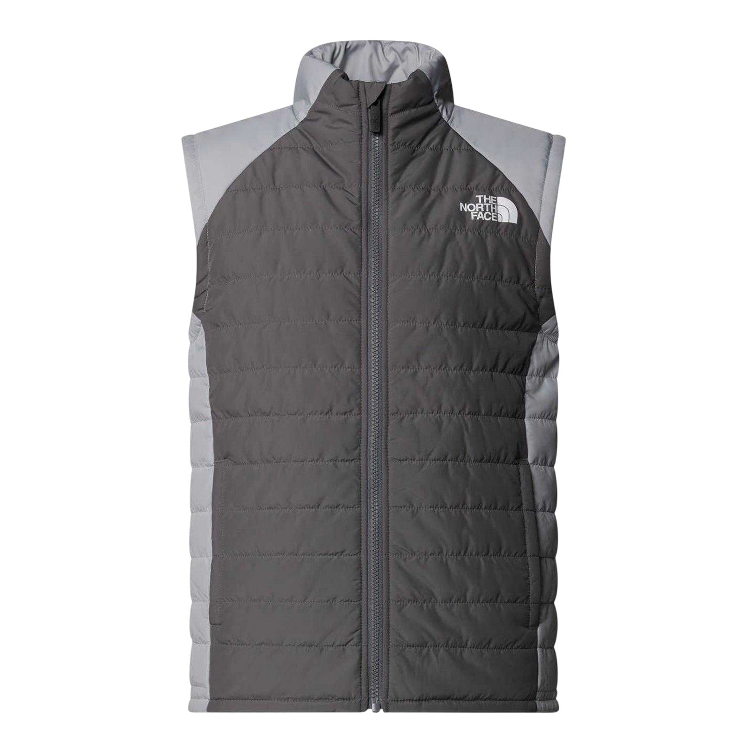 Smoked Pearl - Front - The North Face Childrens-Kids Never Stop Sleeveless Gilet