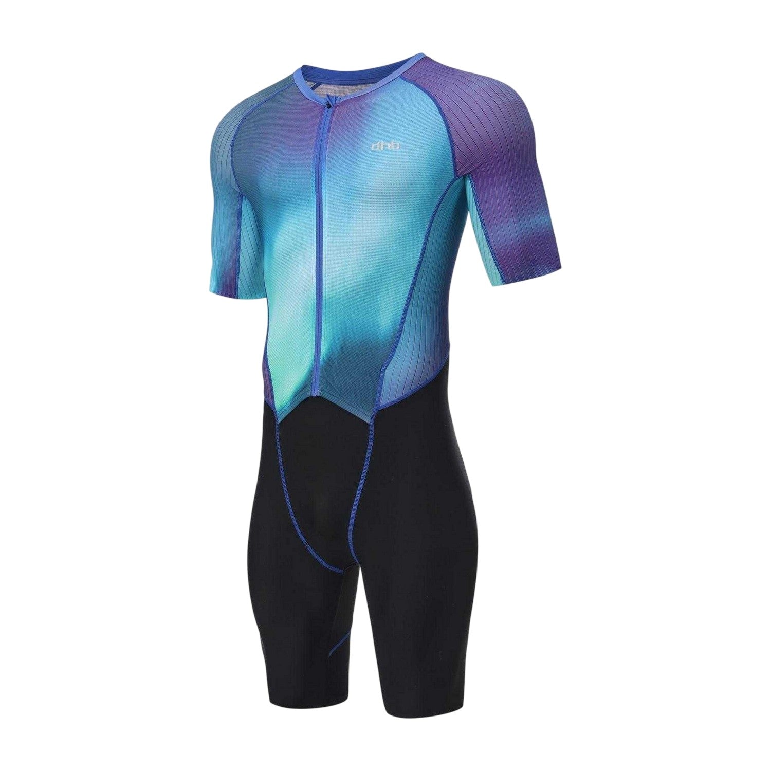 Green - Side - dhb Mens Cycling Trisuit