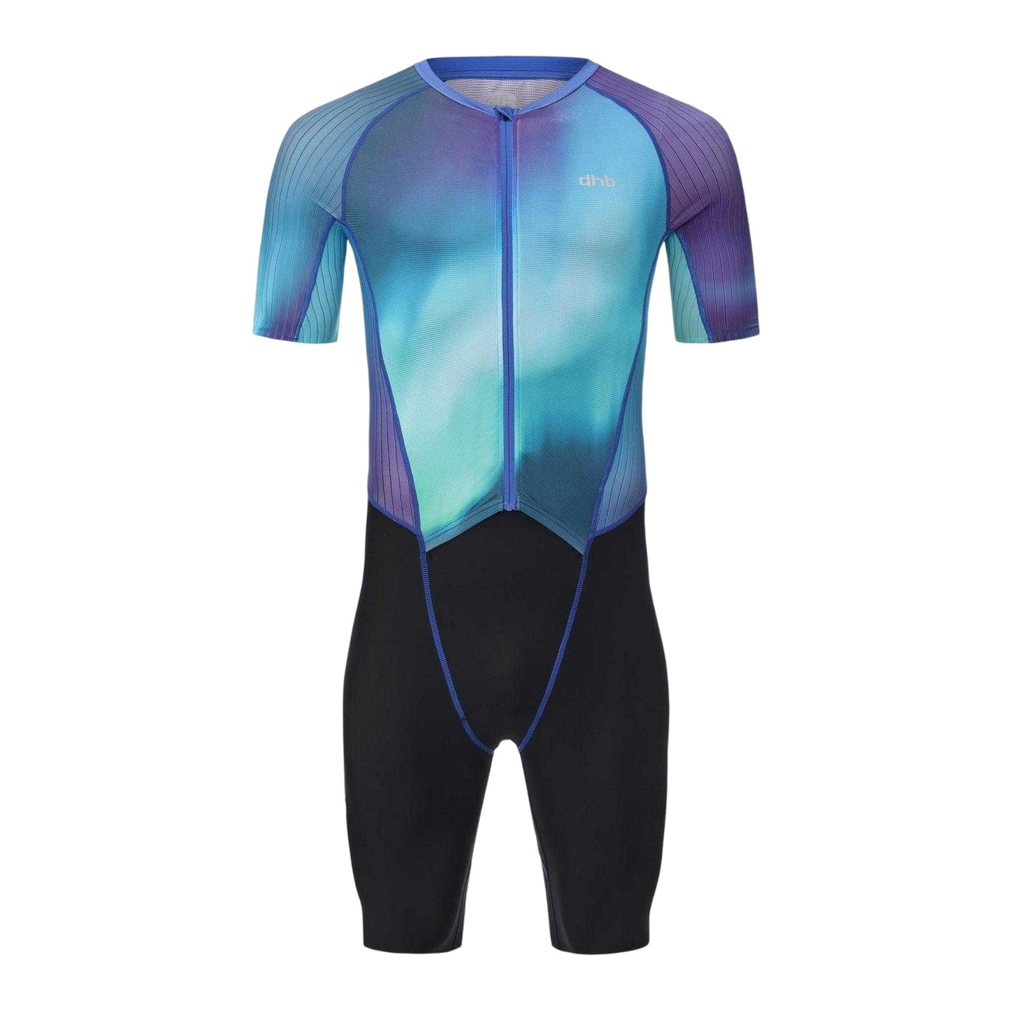 Green - Front - dhb Mens Cycling Trisuit