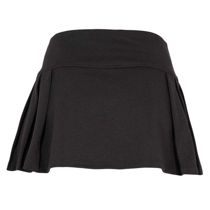 Black - Back - Puma Womens-Ladies Kilt Mini Skirt