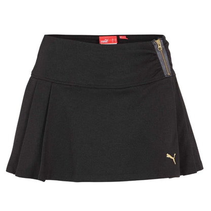 Black - Front - Puma Womens-Ladies Kilt Mini Skirt