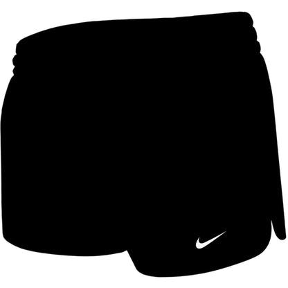 Black - Side - Nike Womens-Ladies Stretch Running Shorts