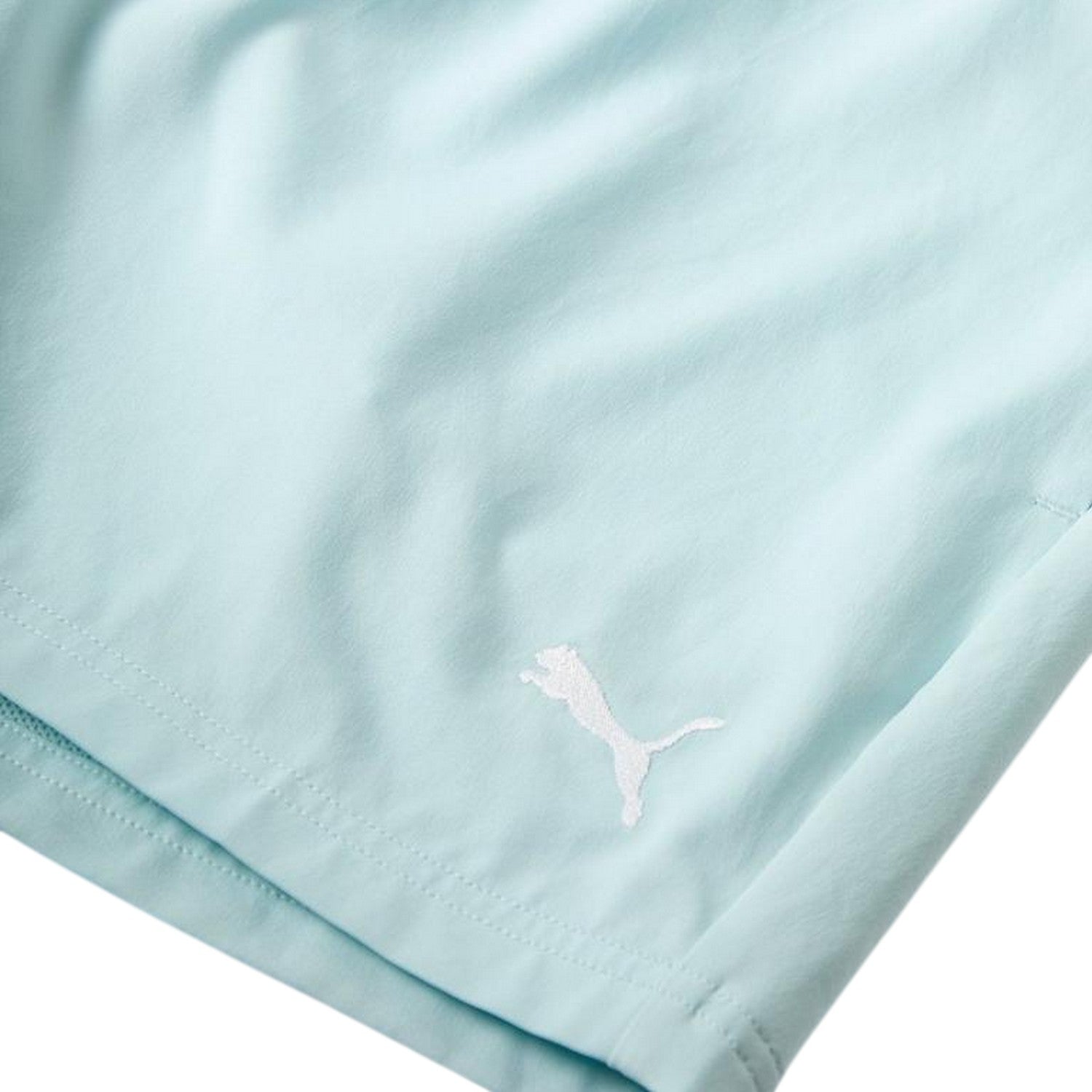 Water Green - Side - Puma Mens Essential Woven Tracksuit Bottoms