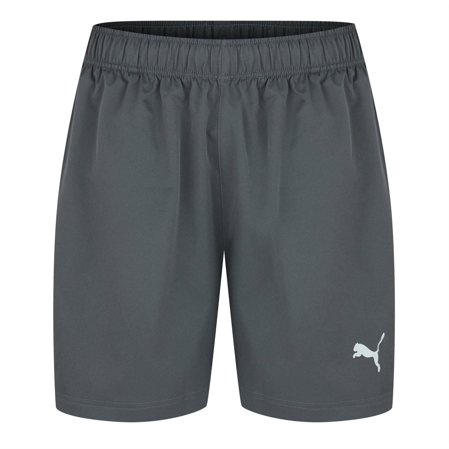Grey - Front - Puma Mens Essential Woven Tracksuit Bottoms