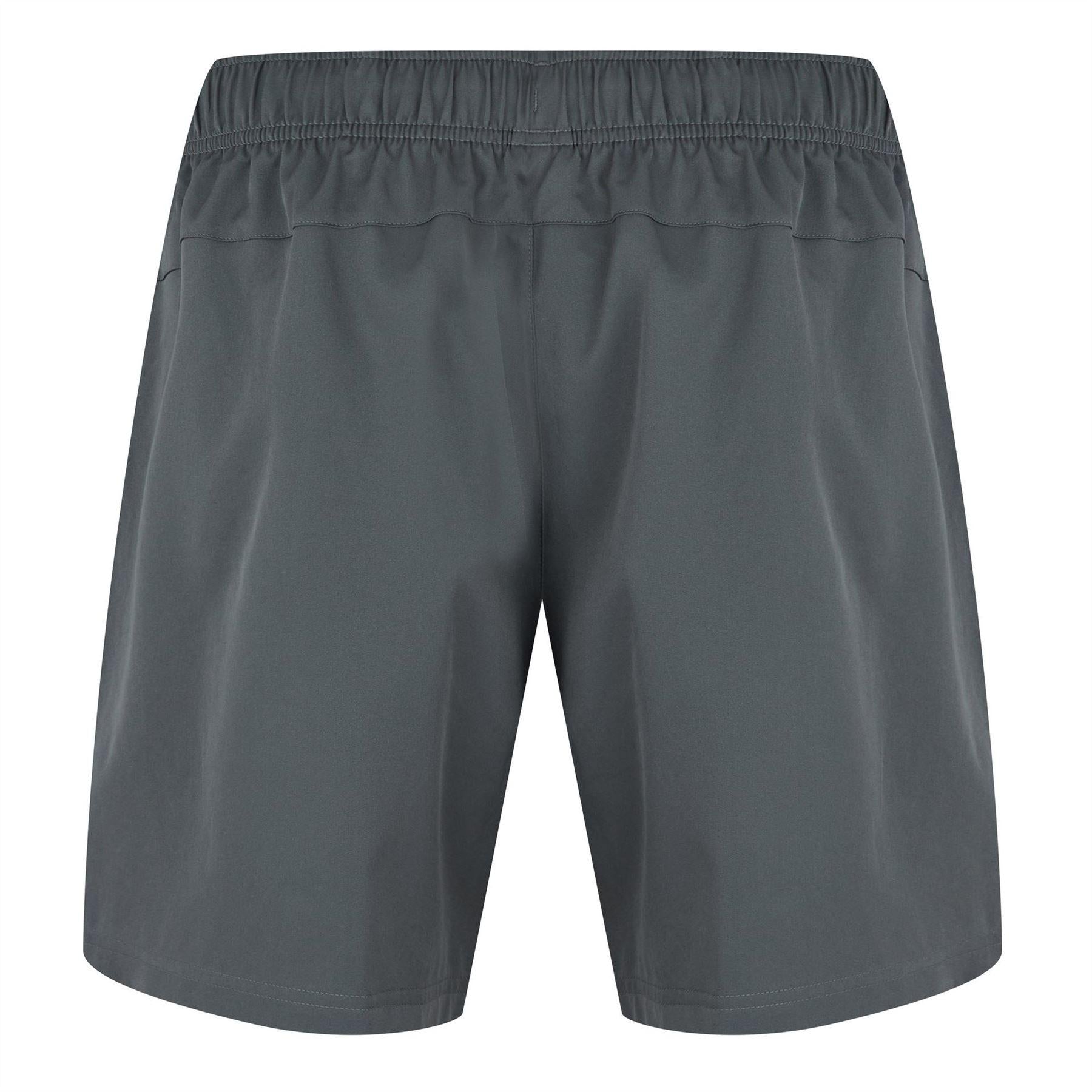 Grey - Back - Puma Mens Essential Woven Tracksuit Bottoms