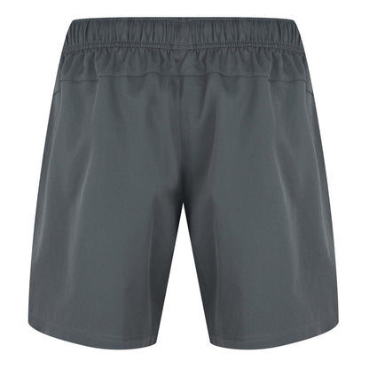 Grey - Back - Puma Mens Essential Woven Tracksuit Bottoms
