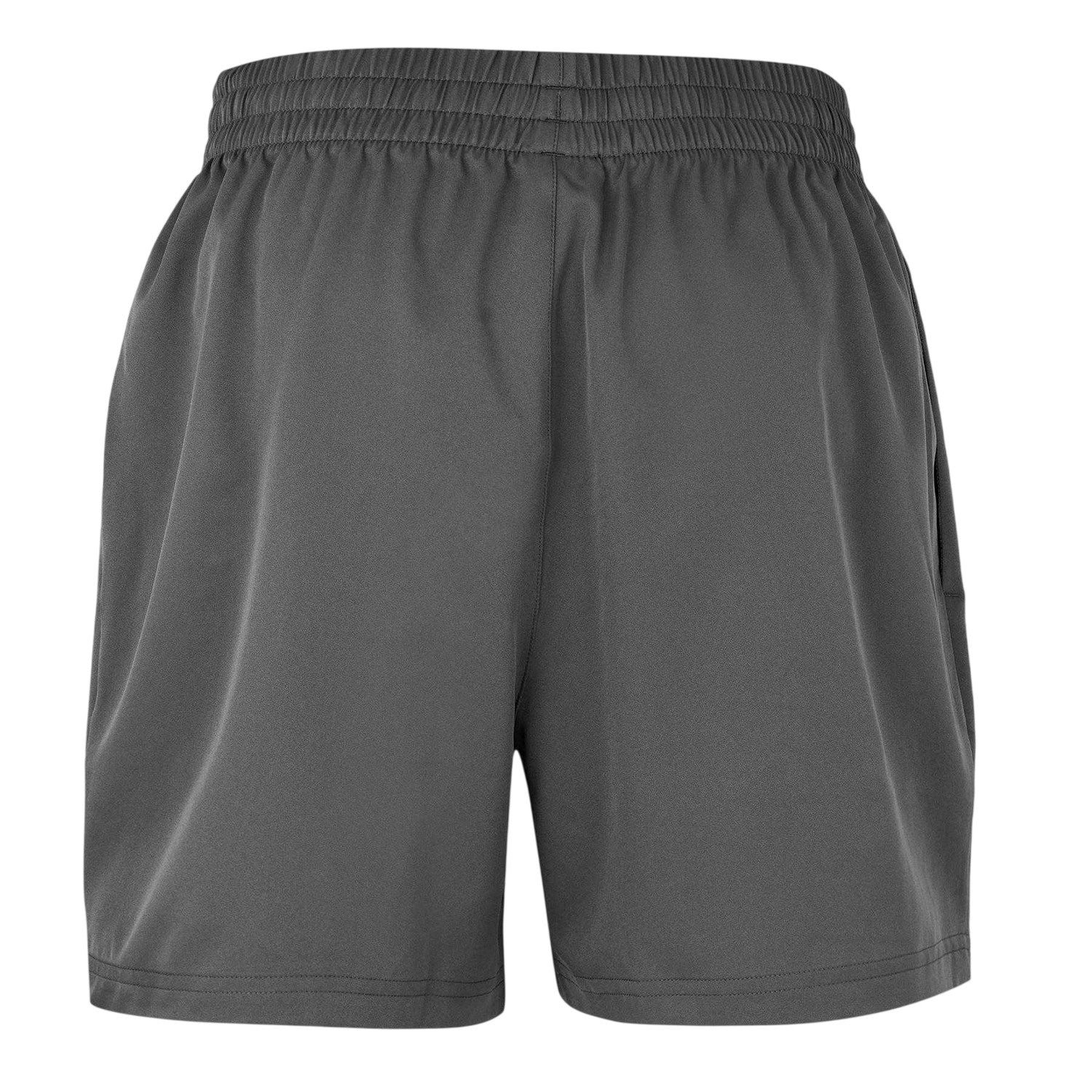 Dark Grey - Back - Puma Mens Essential Woven Tracksuit Bottoms