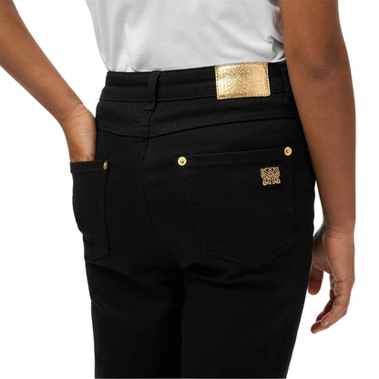 Black - Side - Biba Girls Stevie Jeans