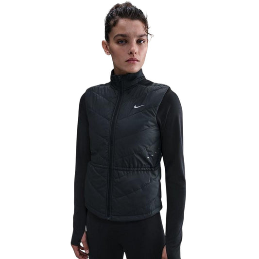 Black - Front - Nike Womens-Ladies Swift Running Vest Top