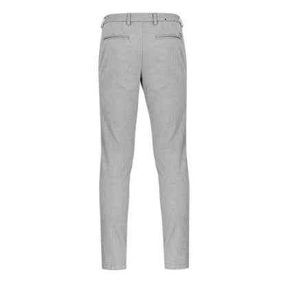 Grey - Back - Boss Mens Kaito1 Logo Slim Trousers