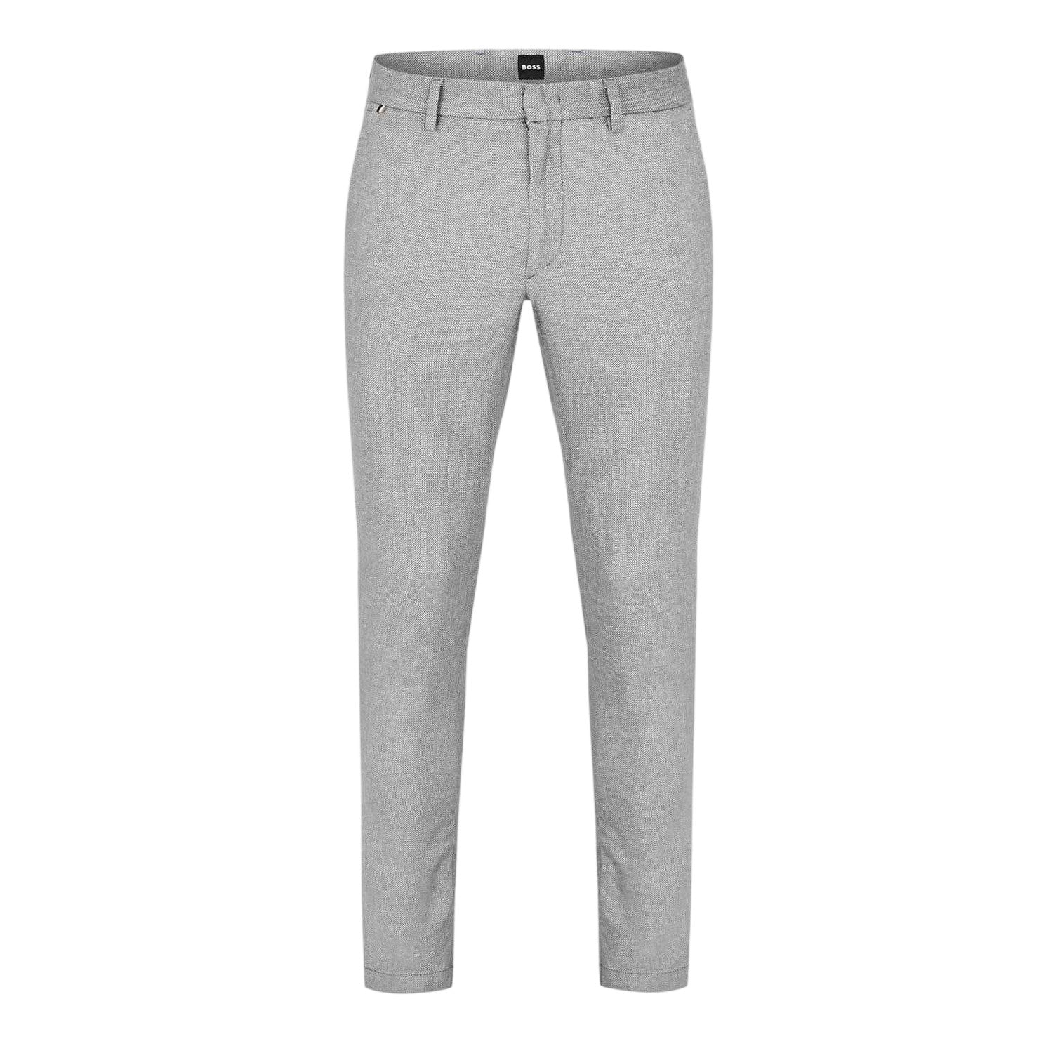 Grey - Front - Boss Mens Kaito1 Logo Slim Trousers