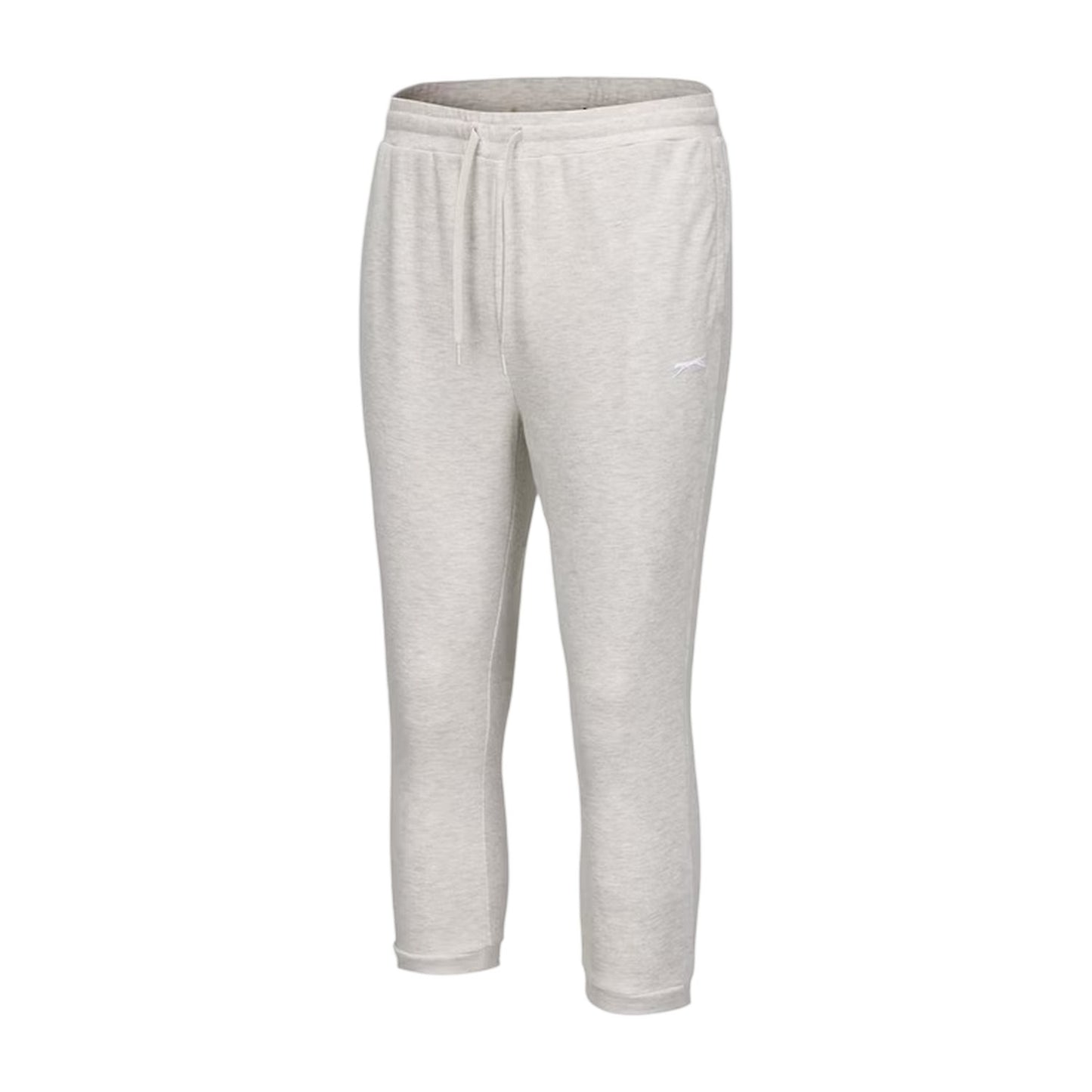 Grey Marl - Side - Slazenger Womens-Ladies Interlock Logo Jogging Bottoms