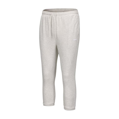 Grey Marl - Side - Slazenger Womens-Ladies Interlock Logo Jogging Bottoms