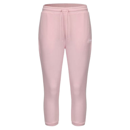 Light Pink - Front - Slazenger Womens-Ladies Interlock Logo Jogging Bottoms