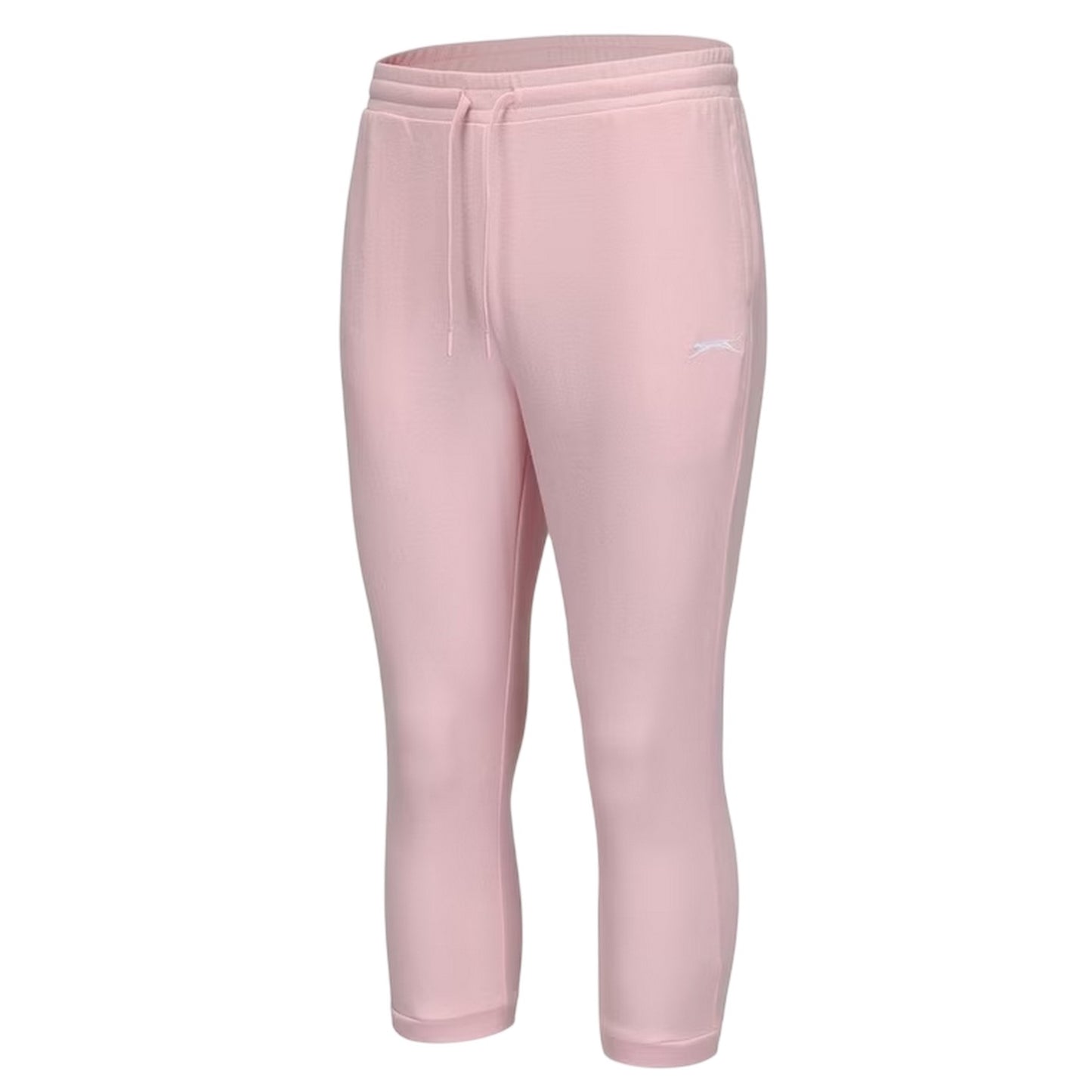 Light Pink - Side - Slazenger Womens-Ladies Interlock Logo Jogging Bottoms