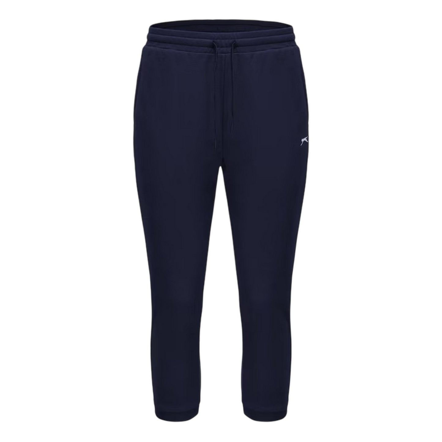 Navy - Front - Slazenger Womens-Ladies Interlock Logo Jogging Bottoms