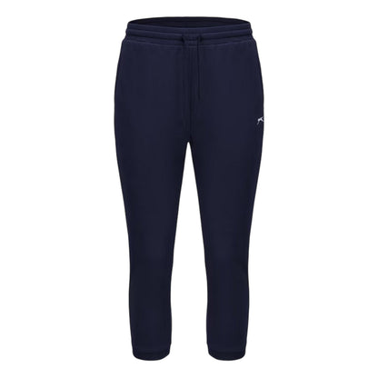 Navy - Front - Slazenger Womens-Ladies Interlock Logo Jogging Bottoms