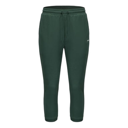 Forest Green - Front - Slazenger Womens-Ladies Interlock Logo Jogging Bottoms