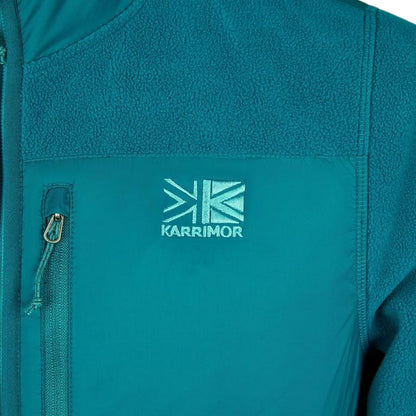 Teal - Lifestyle - Karrimor Womens-Ladies Helix Outdoor Fleece Jacket