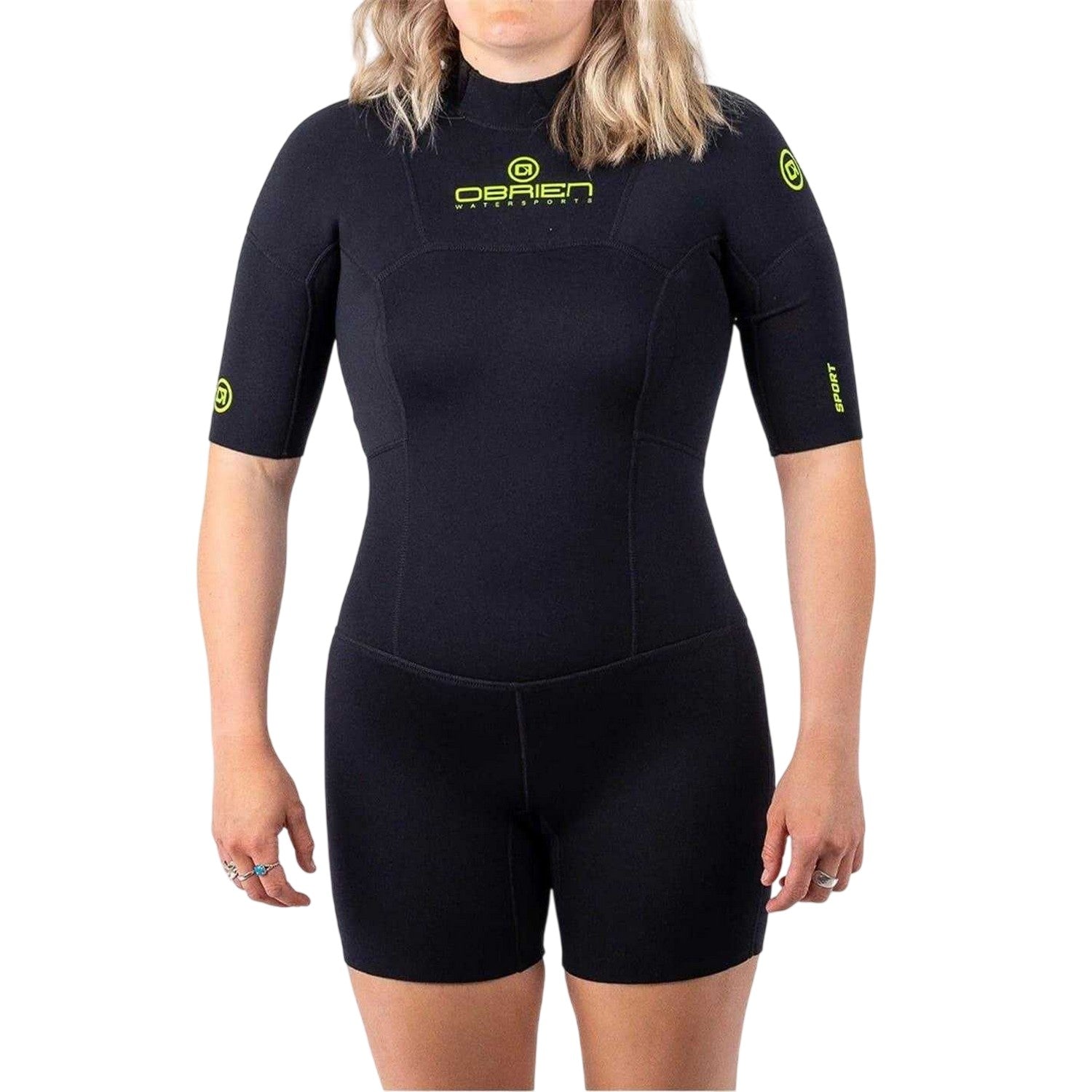 Black - Side - O´Brien Womens-Ladies Zipped Tight Wetsuit