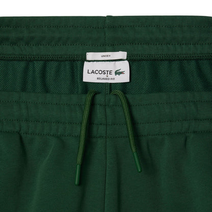Green - Side - Lacoste Mens Fleece Relaxed Fit Sweatpants