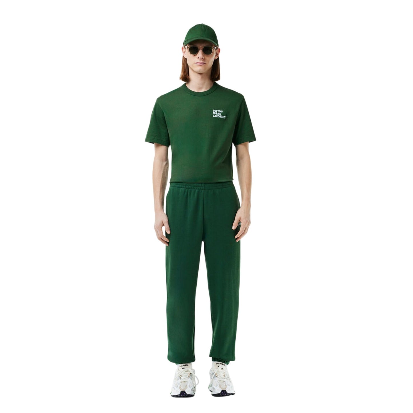 Green - Lifestyle - Lacoste Mens Fleece Relaxed Fit Sweatpants