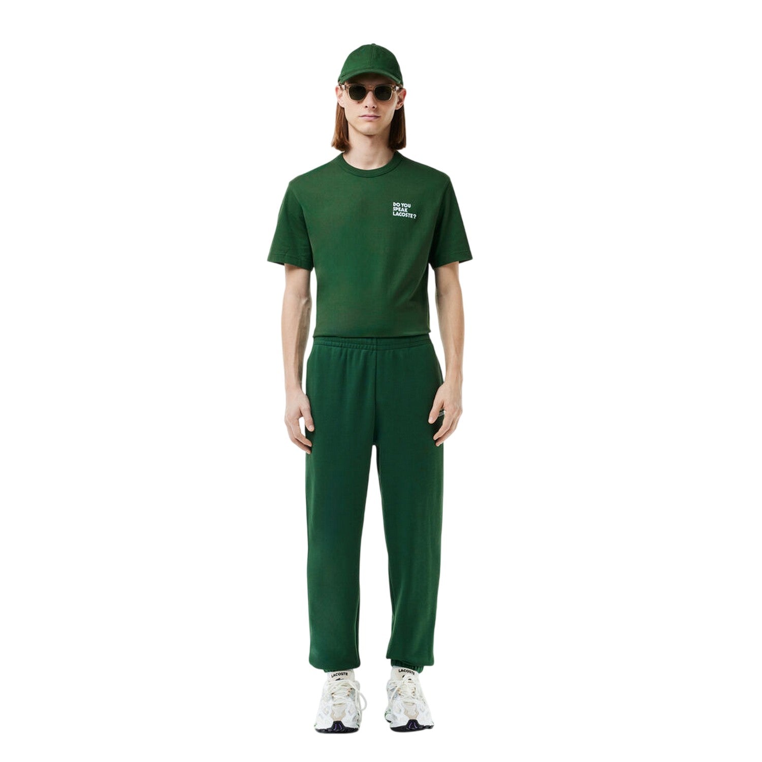 Green - Lifestyle - Lacoste Mens Fleece Relaxed Fit Sweatpants