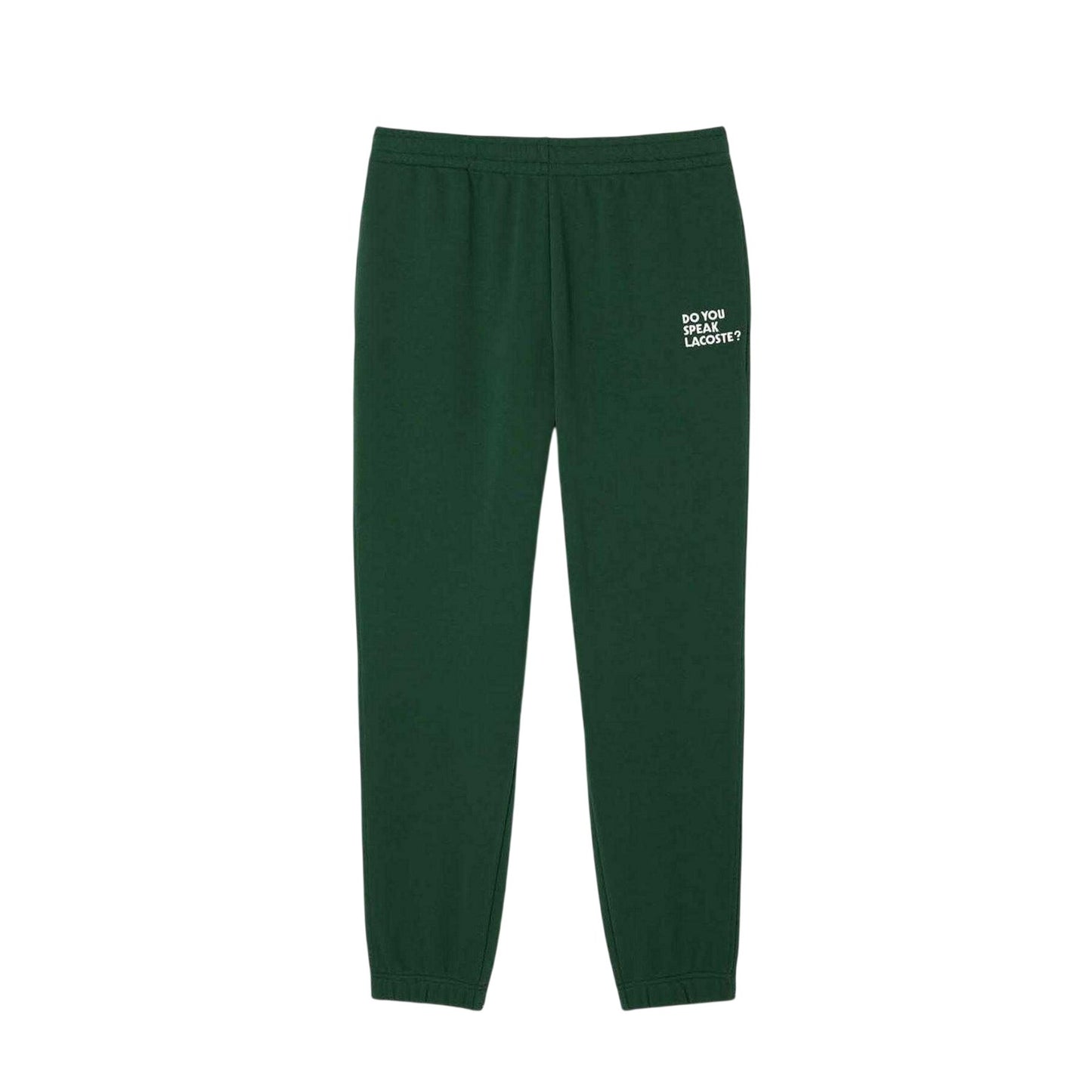 Green - Front - Lacoste Mens Fleece Relaxed Fit Sweatpants