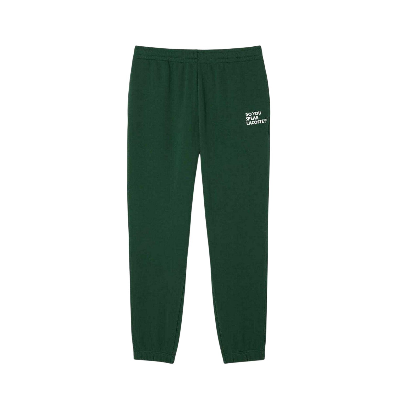 Green - Front - Lacoste Mens Fleece Relaxed Fit Sweatpants