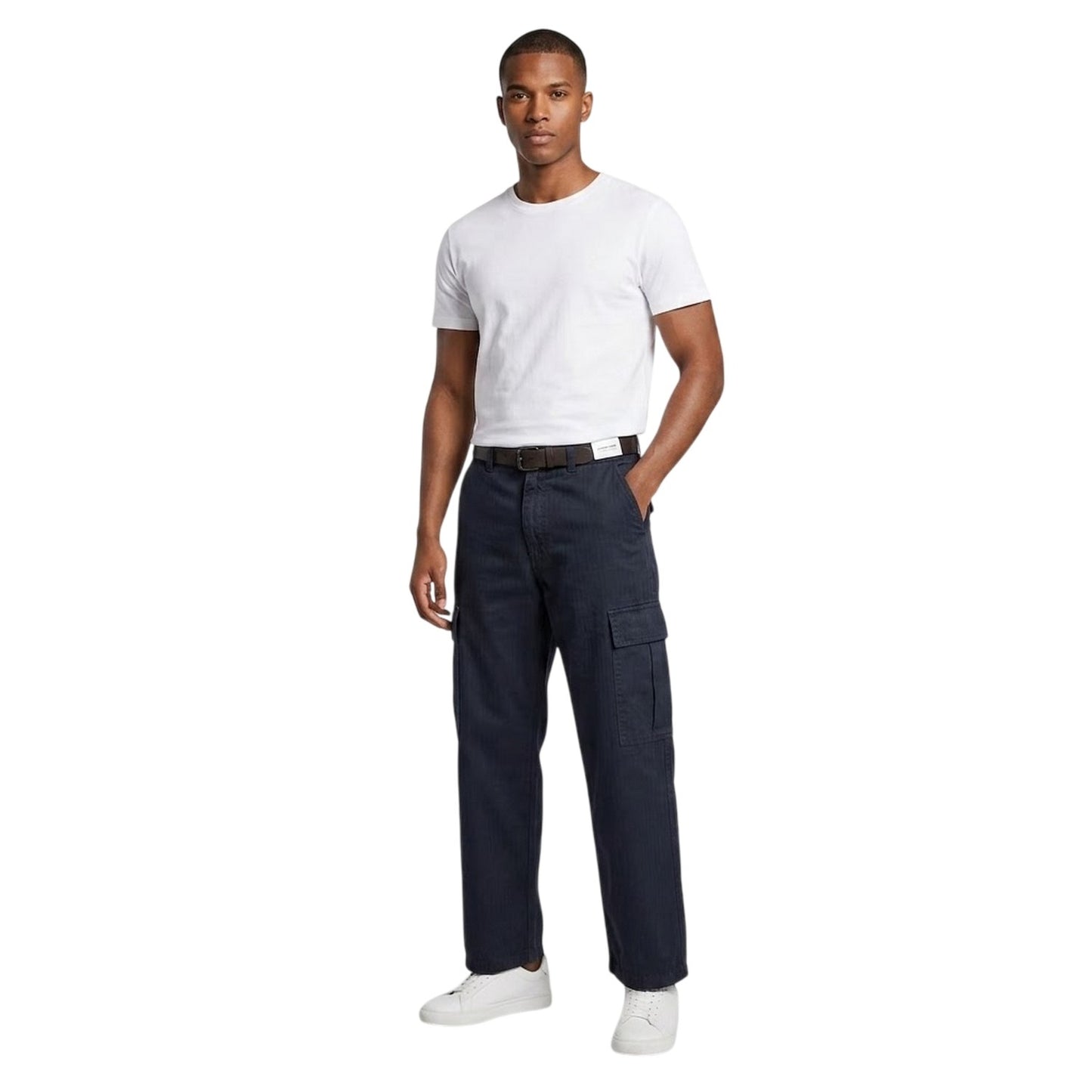 Dark Navy - Lifestyle - Jack And Jones Mens Owen Wide Leg Combat Trousers