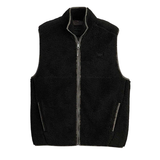 Jet Black - Front - Levis Mens Summit Sherpa Gilet
