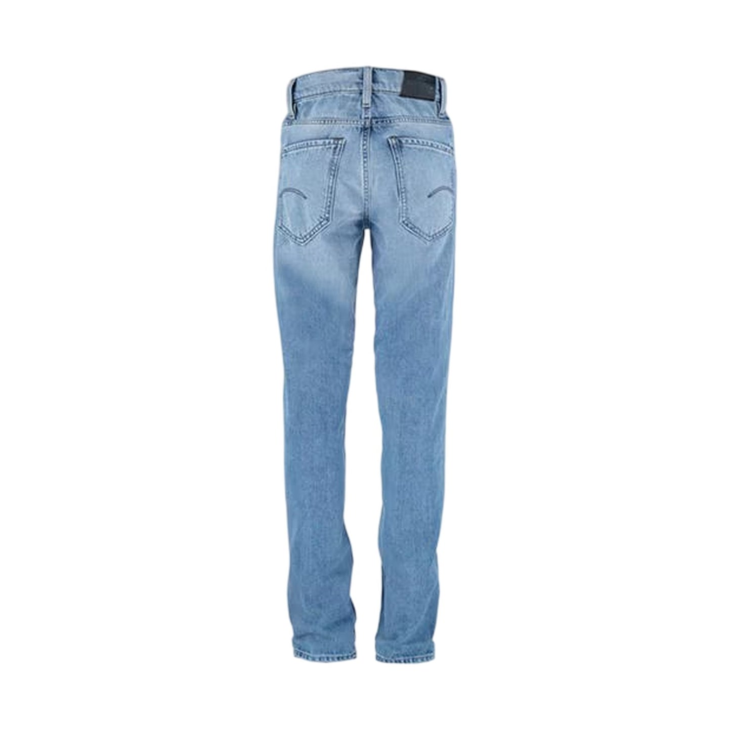 Blue - Back - G-Star Childrens-Kids Mosa 5 Pockets Straight Leg Jeans