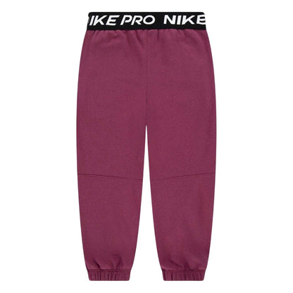 Beet Red - Back - Nike Childrens-Kids Pro Dri-FIT Joggers