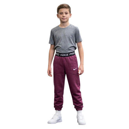 Beet Red - Lifestyle - Nike Childrens-Kids Pro Dri-FIT Joggers