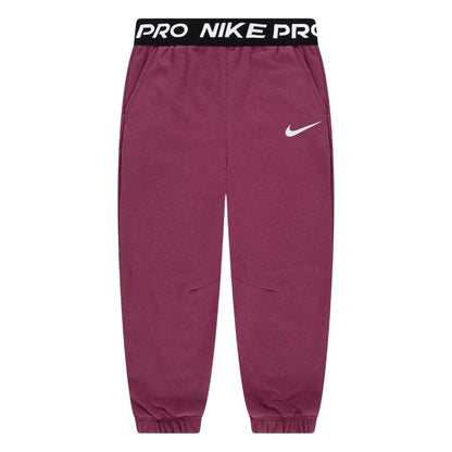 Beet Red - Front - Nike Childrens-Kids Pro Dri-FIT Joggers