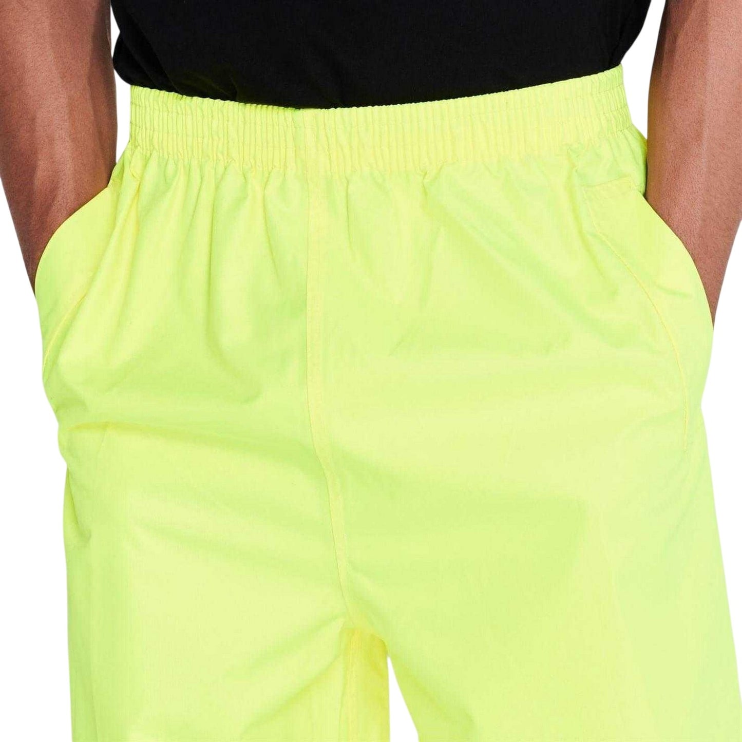 Yellow - Side - Dunlop Mens Hi-Vis Waterproof Trousers